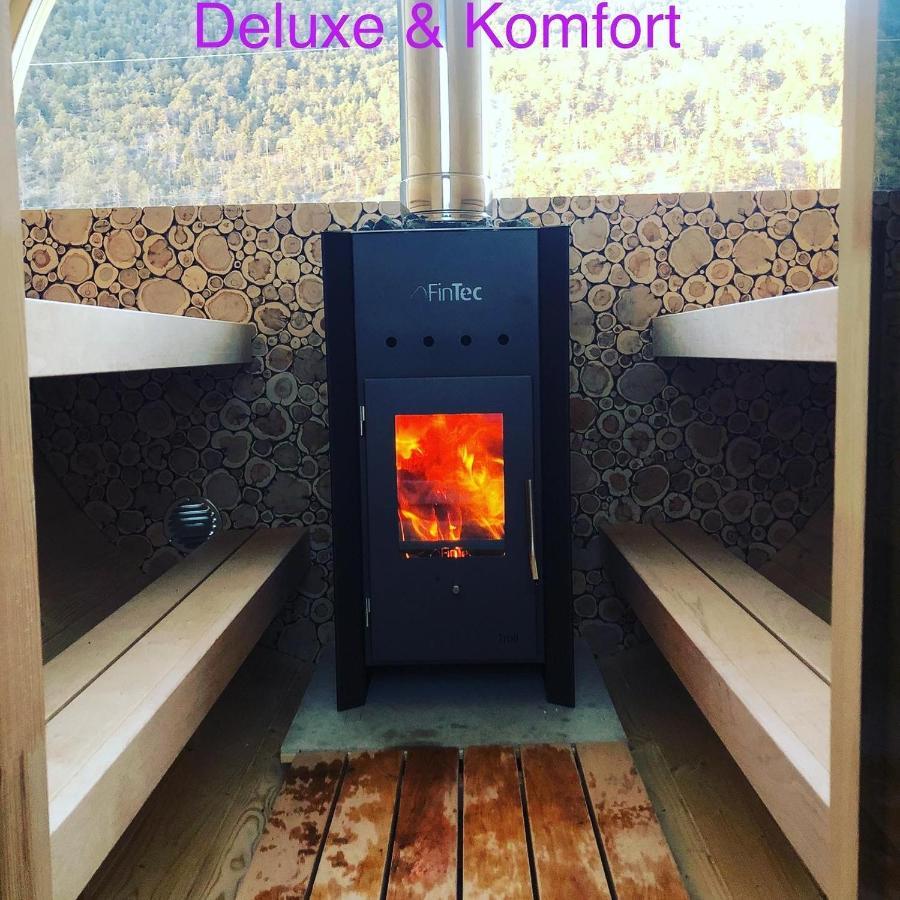 Deluxefort Fuer 10 Gaeste Mit Eigenem Whirlpool Und Fasssauna Imst Exteriér fotografie