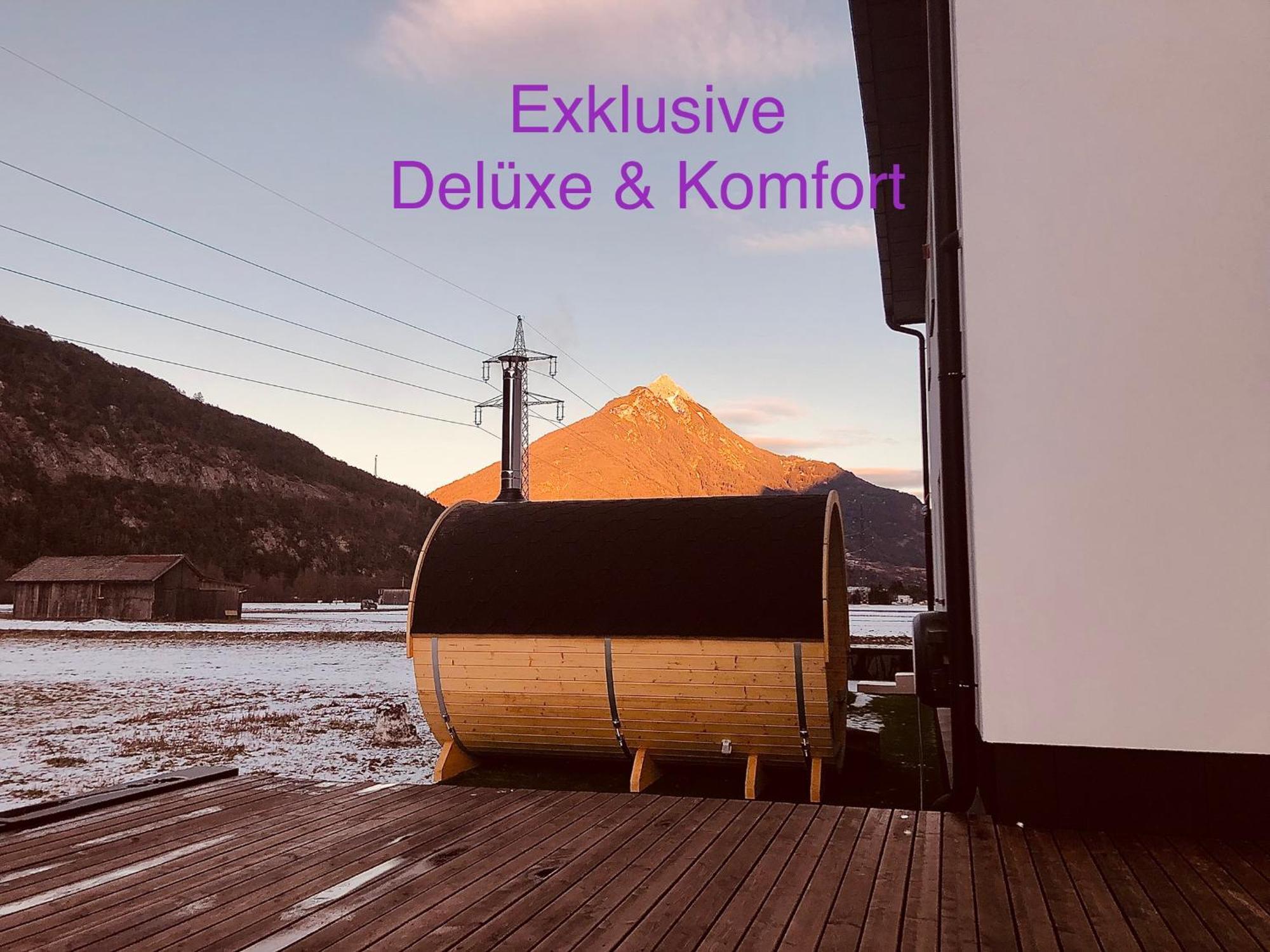 Deluxefort Fuer 10 Gaeste Mit Eigenem Whirlpool Und Fasssauna Imst Exteriér fotografie